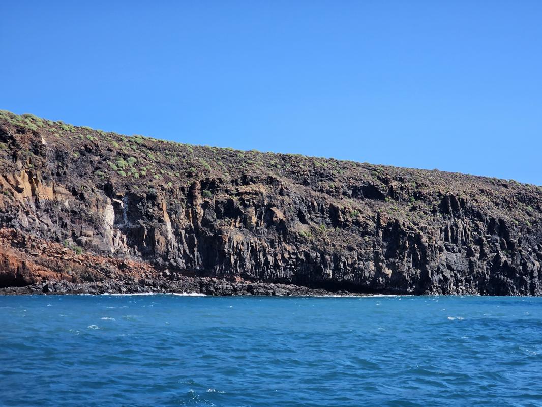 Unserer Ankerbucht im Süden von La Gomera sagen wir Adieu.