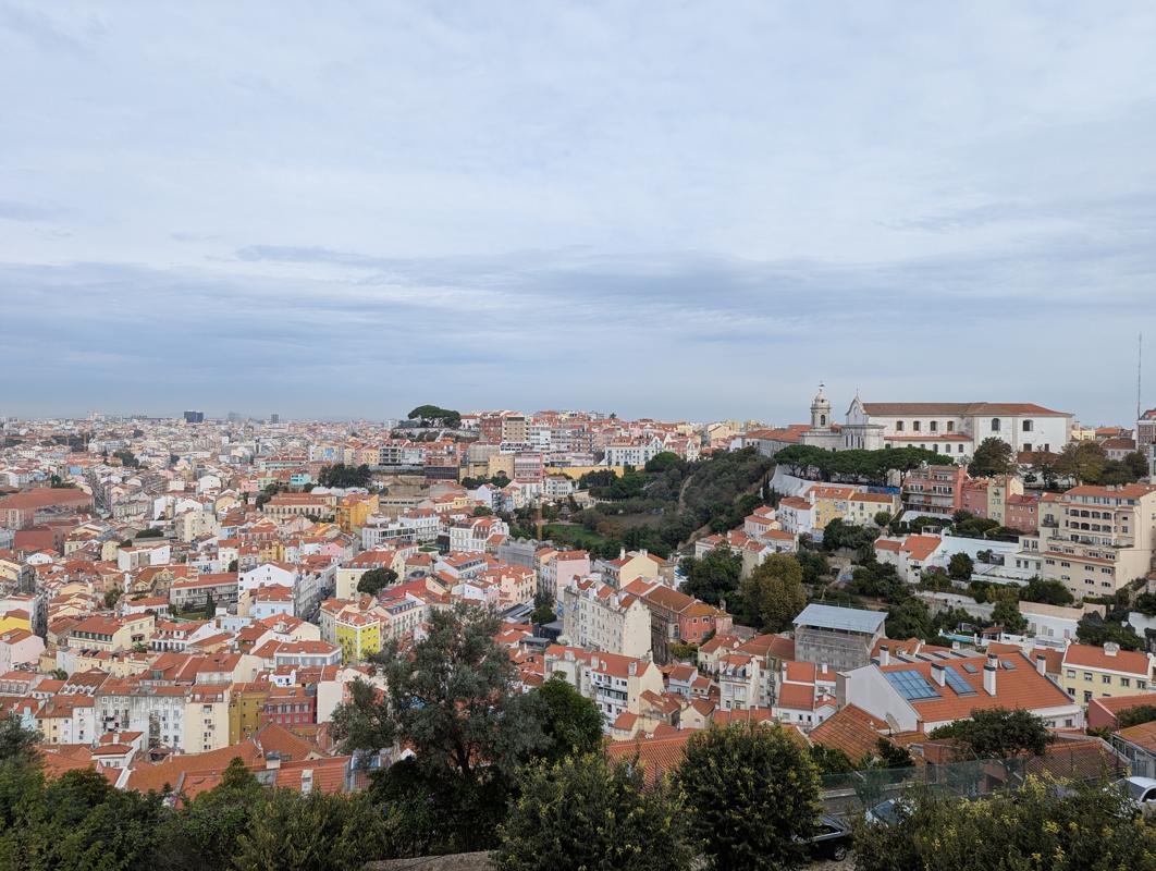 Ausblick über Lissabon - hier Richtung Norden