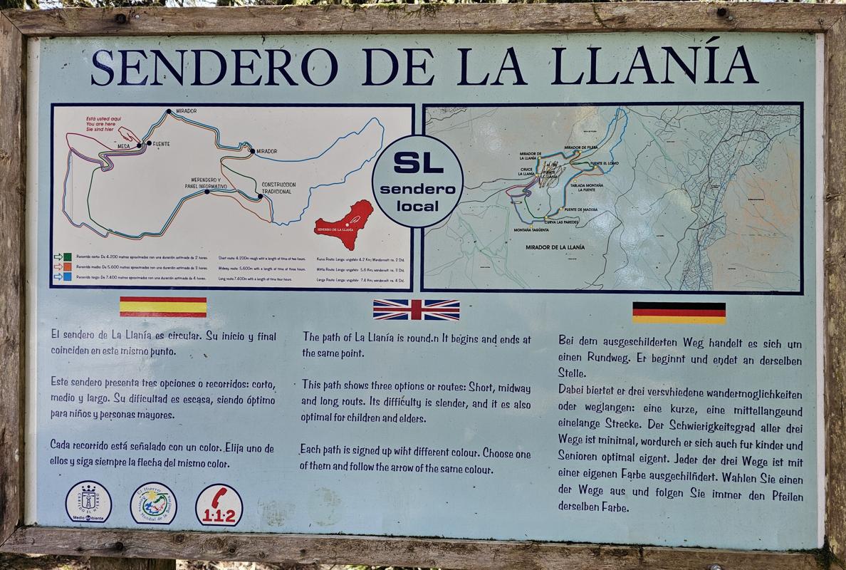 Heute wollen wir diesen Wanderweg bestreiten. 