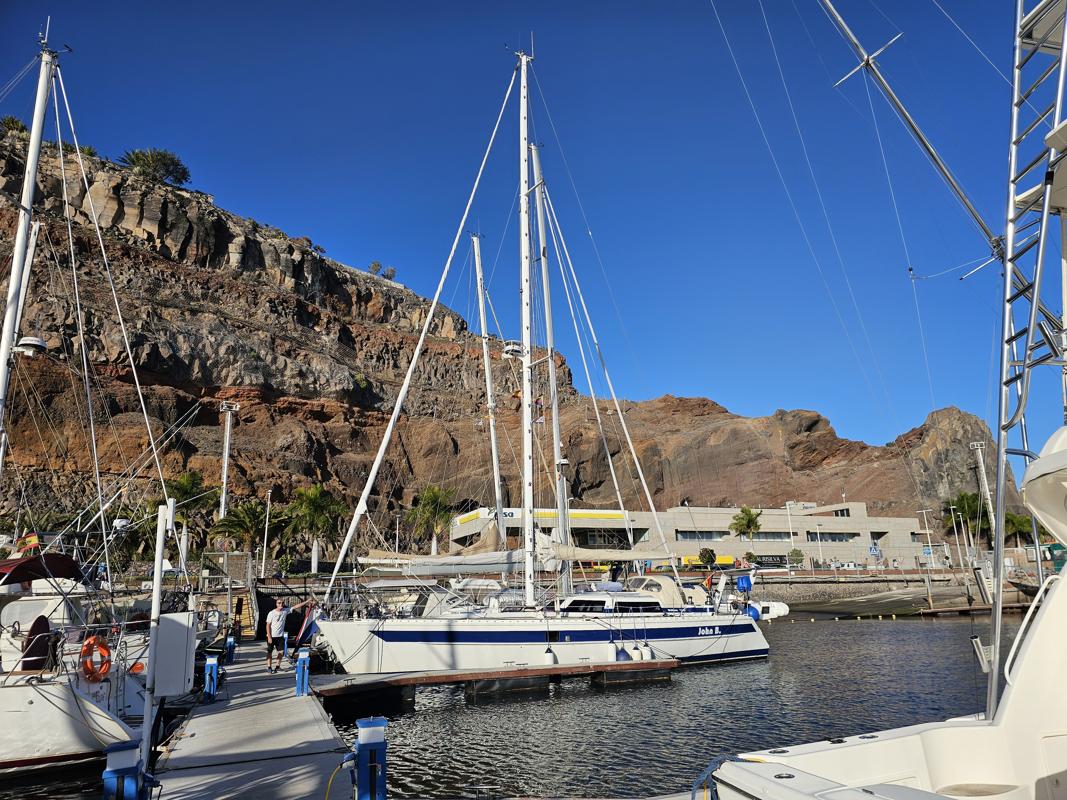 Ankunft in der Marina La Gomera