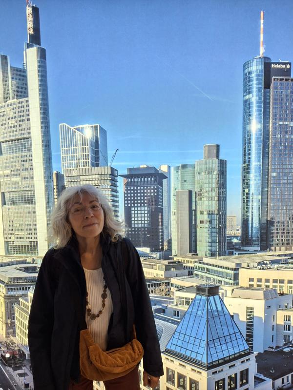Frankfurt, International Aiport, bereit für die Rückreise