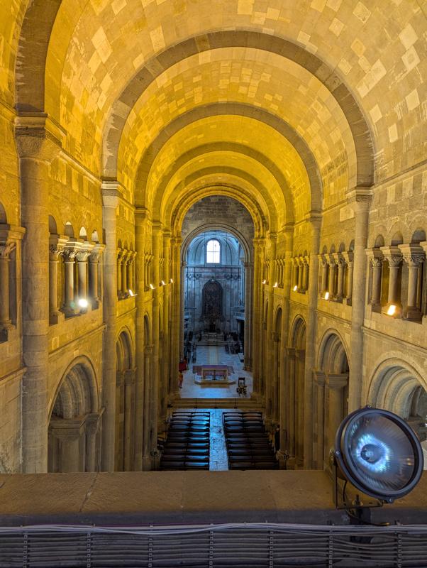 Besichtigung der Kathedrale von Lissabon - Blick vom Hochchor