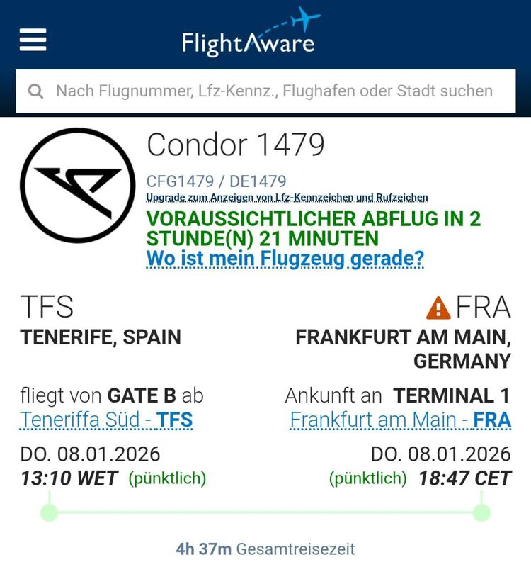 Am 8. Januar geht´s in den kalten Norden.