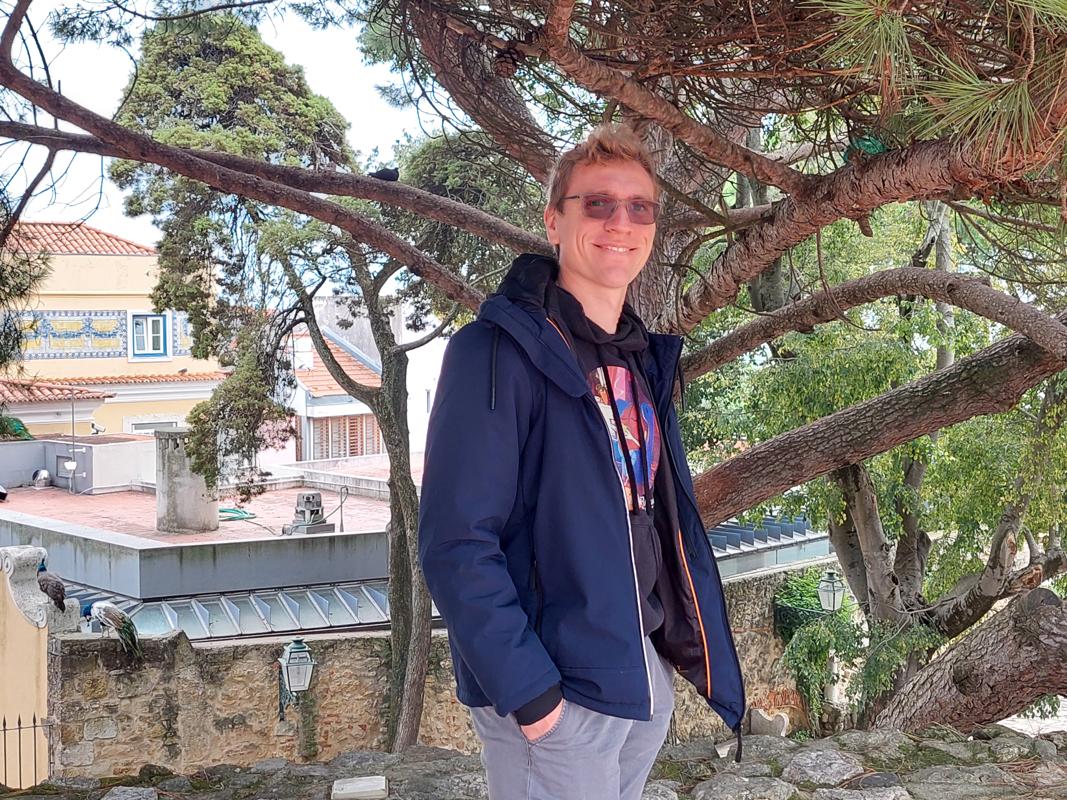 schöner Ausflug mit Nils nach Lissabon, zunächst auf die Castelo de S. Jorge